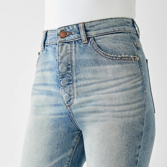 DL1961 • Jerry High Rise Vintage Straight Jean in Hawthorne - Picture 3 of 14